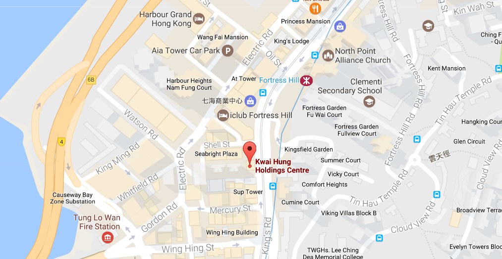 Google map of North Point Hong Kong